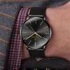 Gifts Fashion Classic Genuine Leather Strap 6.5mm Ultra Thin Men Watch Quartz Wrist Watch