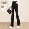 Women's Draped Flare Leg Casual Pants