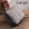 S/M/L Tragbare Reise-Aufbewahrungstasche für digitale Produkte, wasserdichte Organizer-Tasche für mobile Festplatte/USB-Kabel/Ladegerät/Kopfhörer/USB-Flash-Laufwerk
