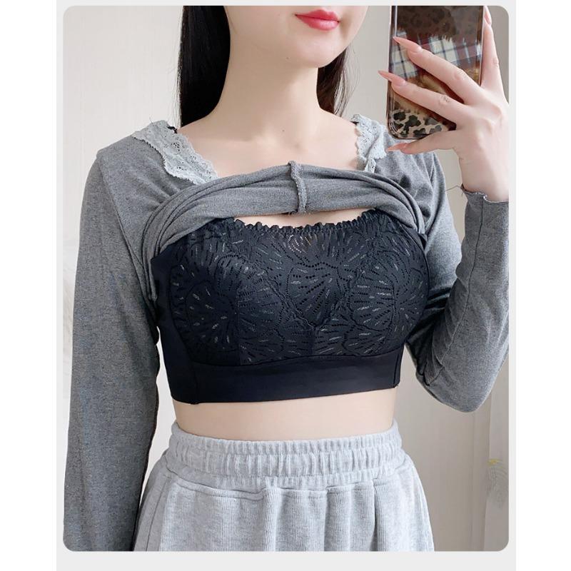 Women S Plus Size Seamless Wireless Push Up Bra Thin Summer