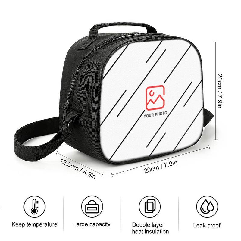 Children'S Crossbody Lunch, One-Shoulder Storage Bag, Primary And Secondary School Students' Portable Thermal Insulation Bag To Map [Formulate]