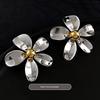 Exaggerated Western Style Large Flower Metal Earrings for Women Special-Interest Design Fancy Stud Earrings Accessible Luxury Trendy Graceful Earrings