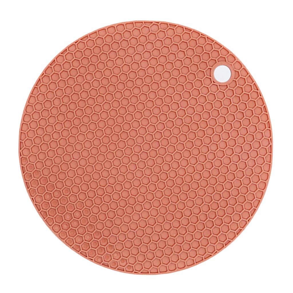 Trivet Rubber Anti Slip Diameter 18cm Thickness 0.5cm Highly Efficient Heat Insulation Kitchen Pan