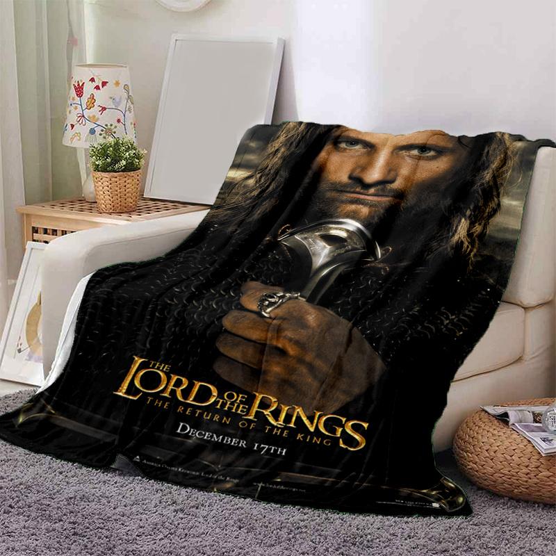 

Lord of the Rings: Return of the King Poster PrintPrint Blanket, Soft Blanket For Sofa Office Bed And Travelling Daughter Birthday Gift esj3 130cm×150cm（50in×60in）
