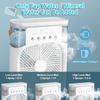 LED Night Light Spray Fan 3 In 1 Air Conditioner Mini Air Cooler  Office