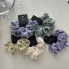 Fashion Solid Color Crystal Hair Ties Scrunchies Korean Elastic Hair Bands For Girls Women Ponytail Holder For Hair Accessories