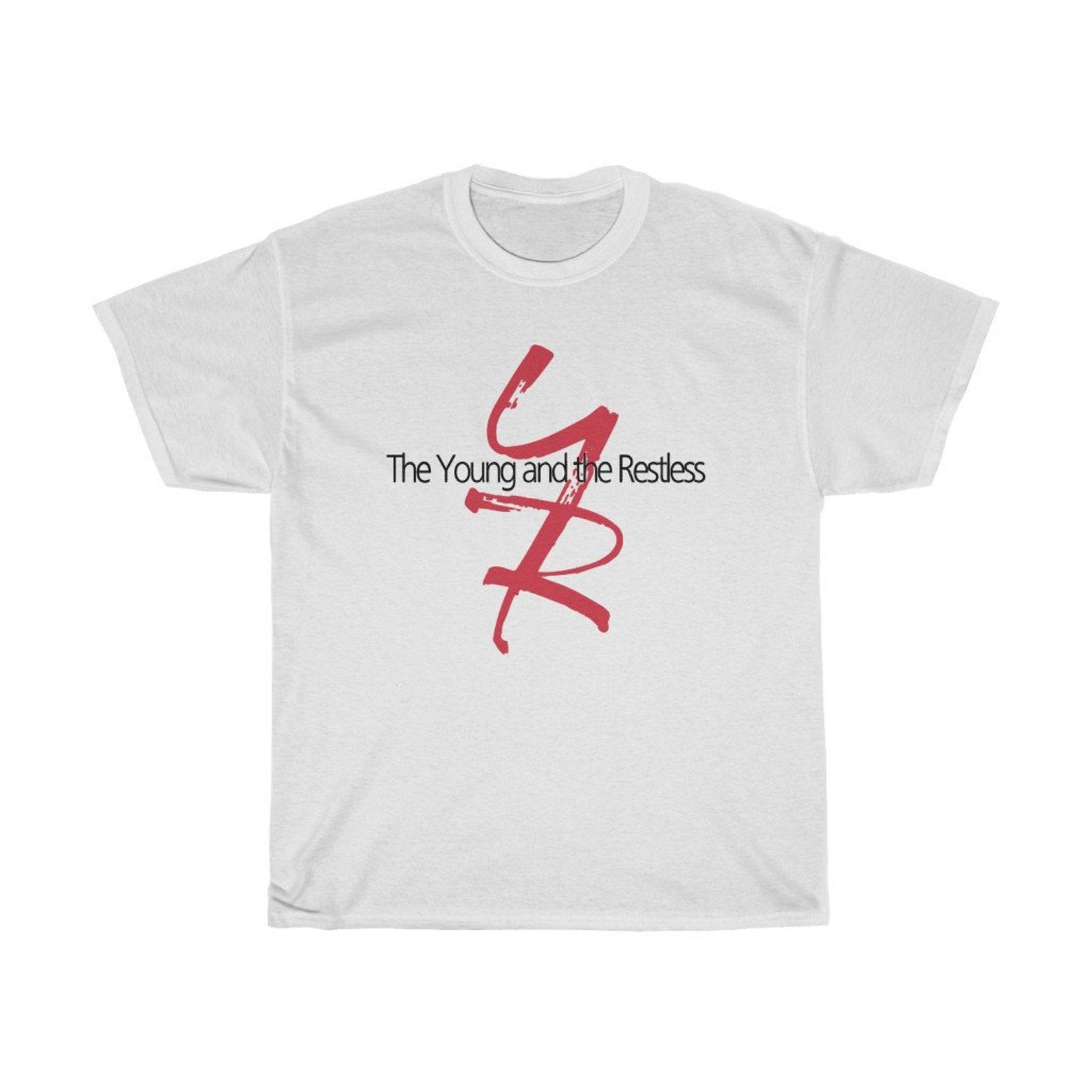 The Young and The Restless White Blue T-Shirt Size S to 5XL L