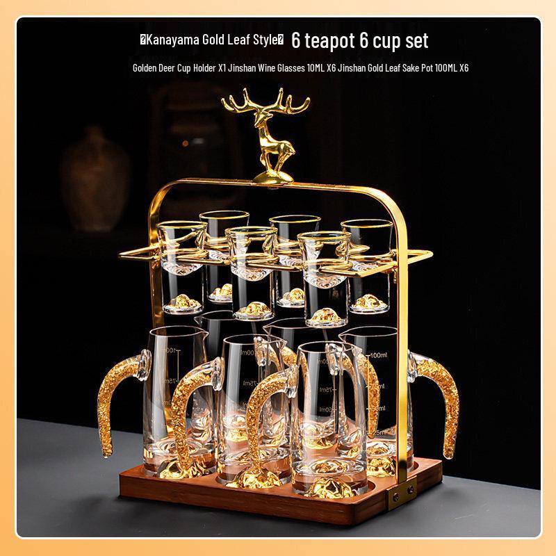 Luxury Chinese Crystal Glass Baijiu Set