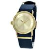 Unisex zlaté pouzdro Modré NATO páskové přenosné pouzdro na hodinky Zahrnuto TID Watch [Tid Watches] Dámské Pánské 10290923-dcase [Položka]
