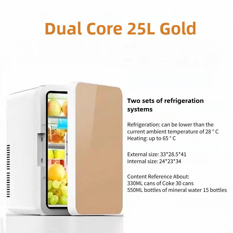 Dormitory Single Person Refrigeration Fridge Large Capacity Car Home Dual Use Portable Freezer Car Mini Refrigerator