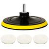 10/5PCS 6in Wool Polishing Disc Car Polishing Pads Buffer Polisher Pads for Car Paint Care Sanding Waxing Auto Washing Tools