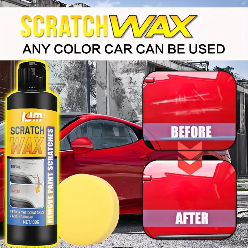 Universal Car Scratch Repair Paste - Multi-Purpose Scratch Removal, Polishing & Restoration Kit for Most Paint and Vehicle Types