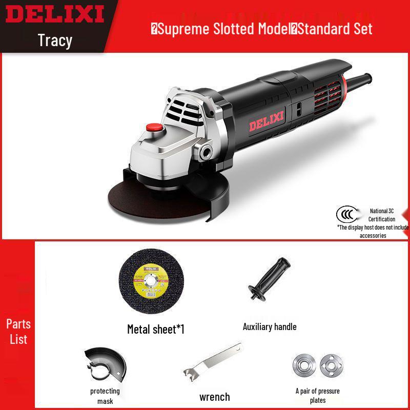 High-Power Multifunctional Angle Grinder and Polisher for Home Use