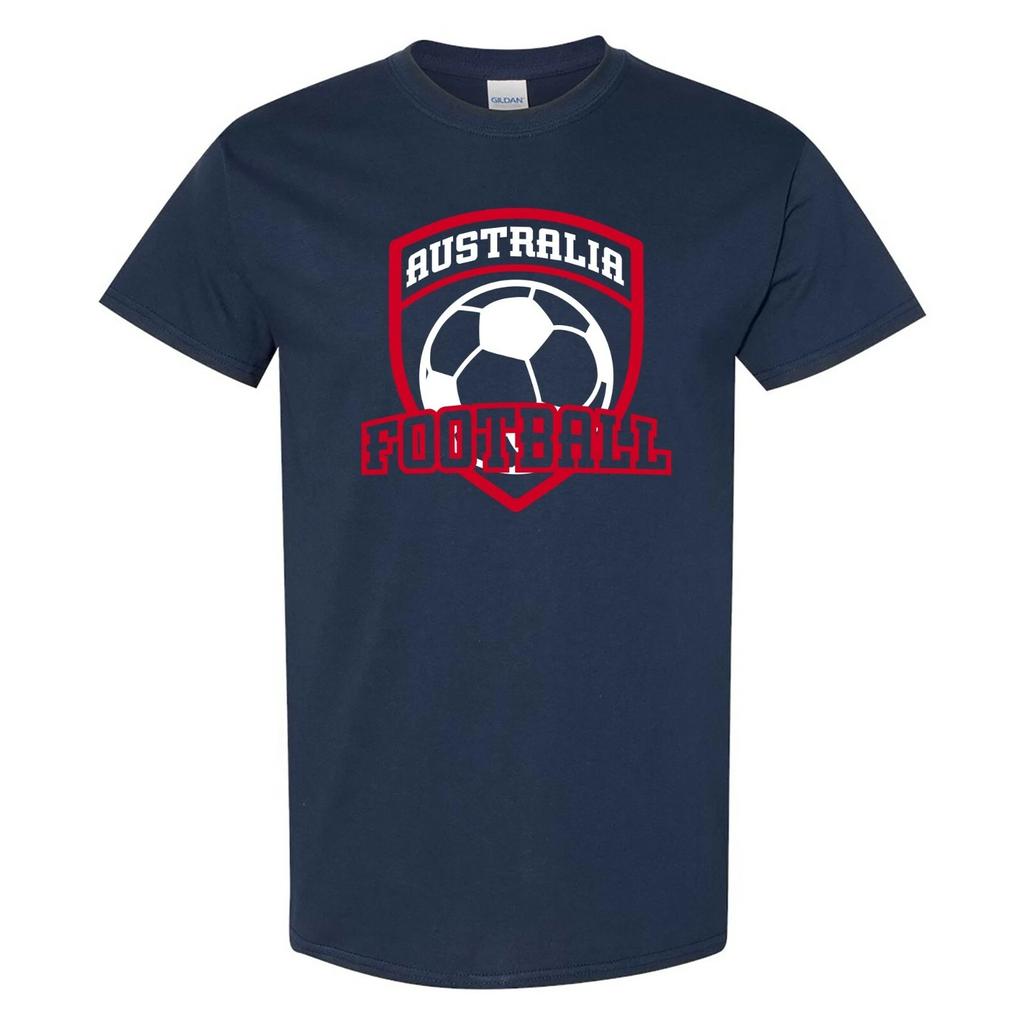 Australia Football - Soccer Sports Competition T Shirt - Navy