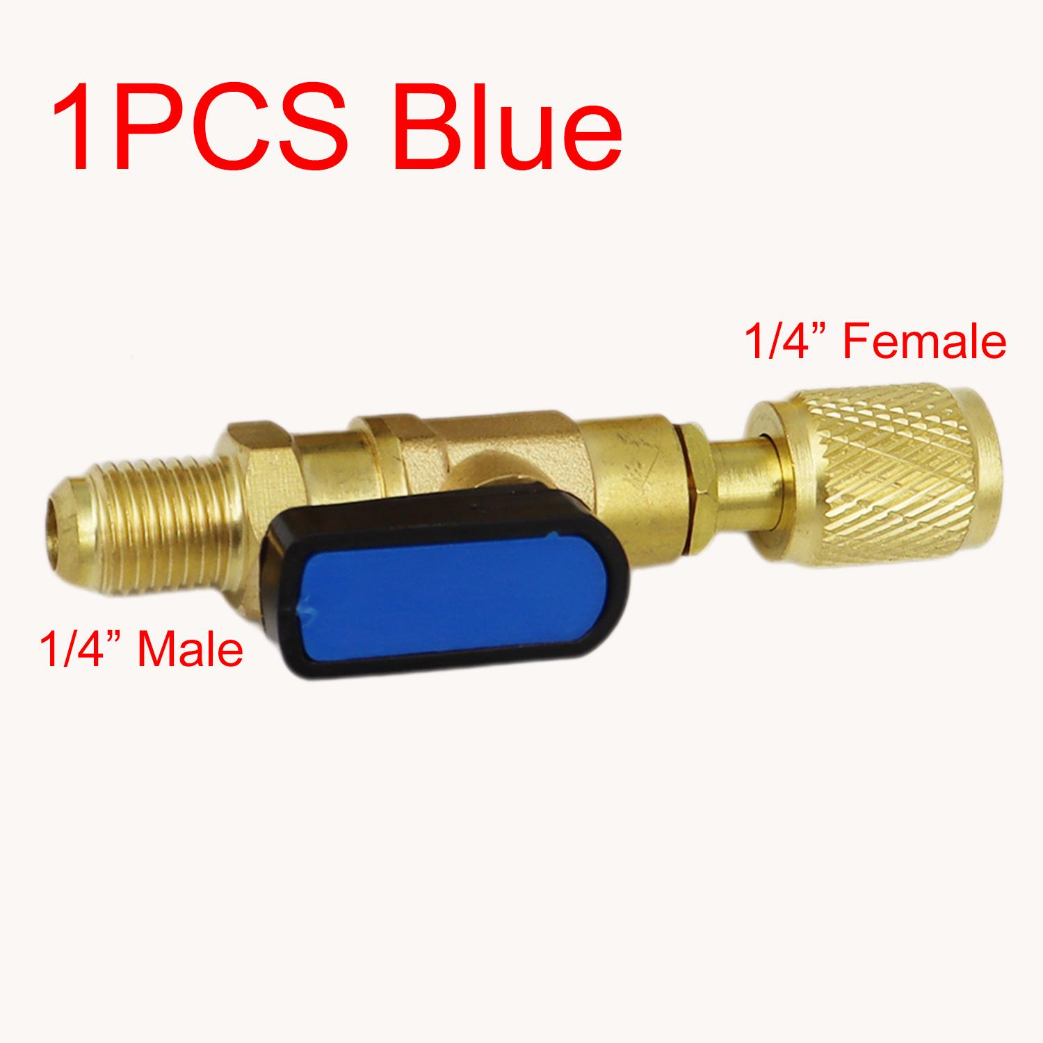 

Предохранительный клапан дозирования жидкости R22, автомобильный кондиционер, клапан хладагента низкого давления, шаровой клапан, фторированные аксессуары синий