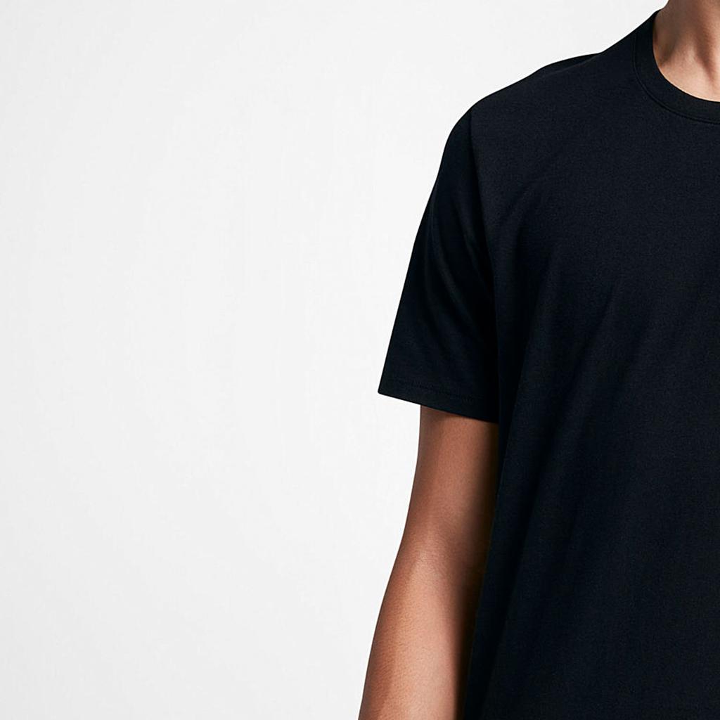 Nike Comfortable Soft Solid Color Breathable Short Sleeve T-Shirt Men Tops Black 844807-010
