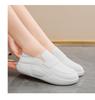 Women's Plus Size Non-slip White Nurse Shoes - Comfortable Slip-on for Long Hours