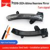 Compatible Rearview Mirror Cover with Camera, Frame & Turn Signal for 2019-2024 Nissan Altima