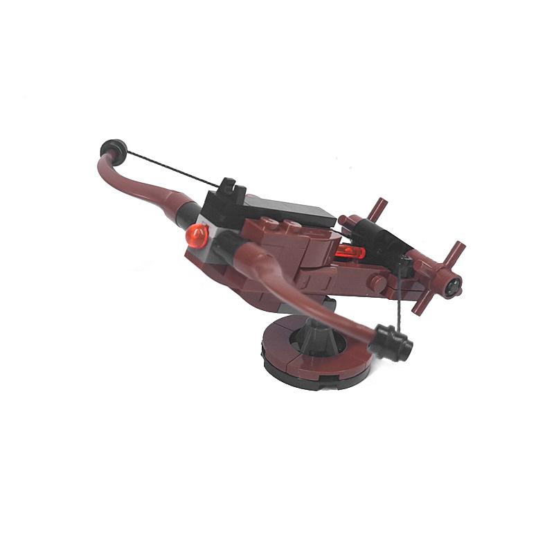 MOC Creative Expert Ideas Military Medieval Weapon Crossbow Catapult Crane Bricks Building Blocks DIY Toys for Children Gifts