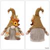 Stylish Glowing Hat Doll Ornament Beautiful Glowing Doll Ornament with Bendable Hat for Thanksgiving Pleasure