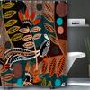 tropical plant Bathing Curtain  Bathroom Shower Curtain Waterproof With 12 Hooks Home Deco Free Ship