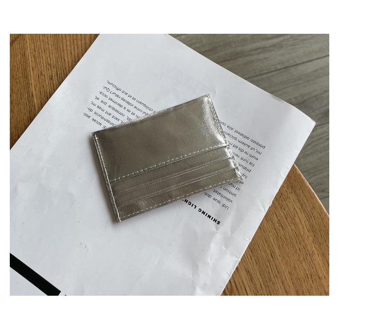 Exquisite Ladies' Crackle Leather Ultra-Thin Card Holder – Cute, High-End Mini Case for Cards and Driver's License