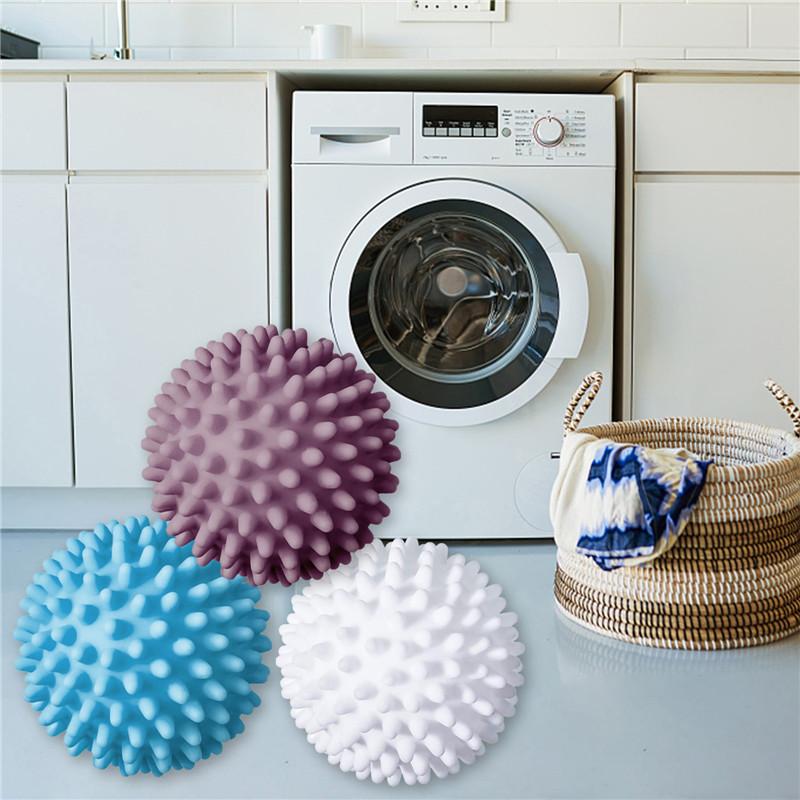 Magic Klesvask Ball Gjenbrukbar PVC Solid Rengjøringsball Husholdningsrengjøring Vaskemaskin Klær Mykner Rengjøringsverktøy