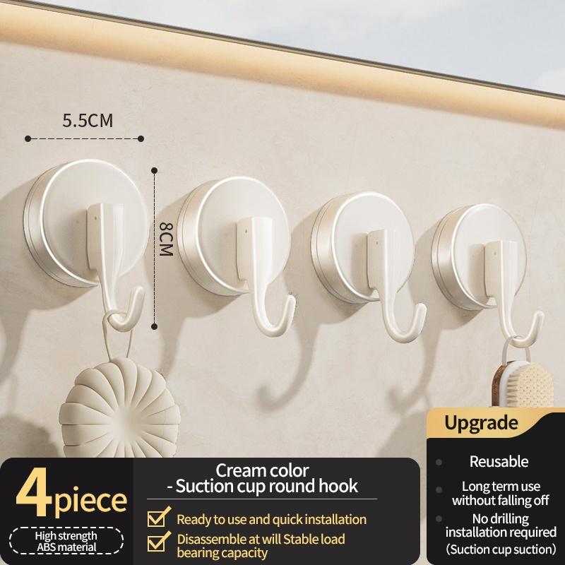 No Need To Drill Suction Cup Door Coat Hook Adhesive Hooks Row Hook, Key hook, Kitchen Hook, Storage Rack Clothes Hook