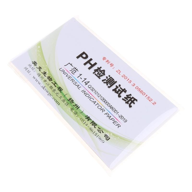 1 Pack 80 Strips Test Strips 1-14pH Test Litmus Paper for Water Soil Testing Alkaline Acid Indicator Testing Strips