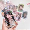 20 szt. Kawaii Przezroczyste Kpop Rękawki na Karty 3-calowe Torebki na Karty Rękawki na Fotokarty Idol Zdjęcia Karty Ochronna Torba do Przechowywania