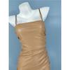 Export Single Lu's Sling Pu Silm Slim Looking Ruched Elegance Beautiful All-Match Sheath Sexy Pure Desire Dress Women
