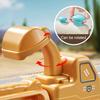 Pull-Back Water Shooter 6-10M Range Squirt Toys with Moving Wheels Exciting Outdoor Water Toy for Kids