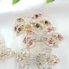 Gold Cubic Butterfly Ribbon Hairpin Automatic Hairpin