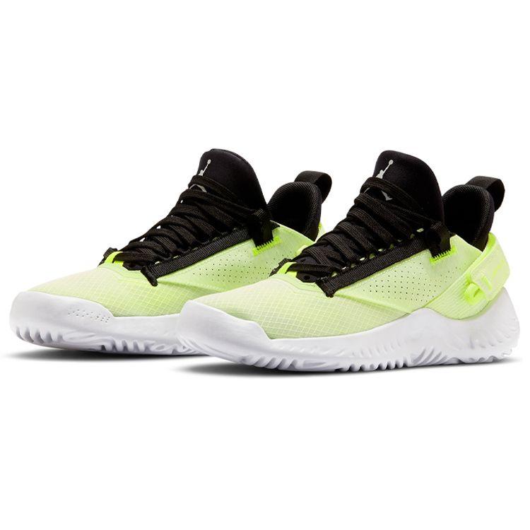 Air Jordan Proto 23 GS Barely Volt Kids Sneakers Green Black AT3176-700