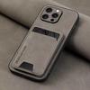 Luxury Leather Card Holder Phone Case for iPhone17 Air 16E 16 15 14 13 11 Pro Max Wallet Card Bag PU Leather Shockproof Back Cover