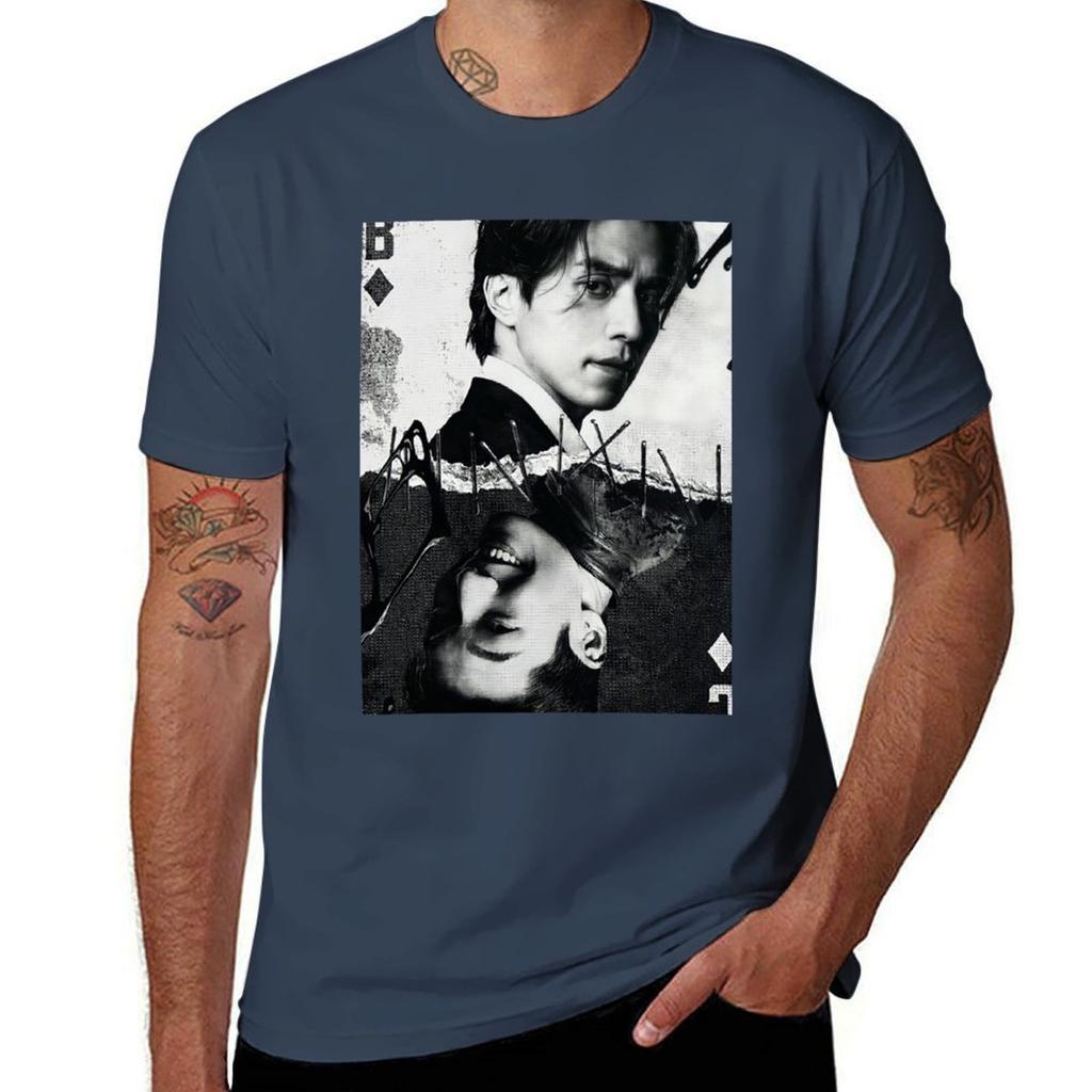 Bad and Crazy Kdrama - Lee Dong-Wook n Wi Ha-Joon-movie star T-Shirt t shirts for man graphic vintage T-Shirt