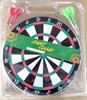 TradeWind Double-Sided Dartboard, 29cm, Includes 4 Darts, for Indoor Play, Party Games, Competition, and Practice.