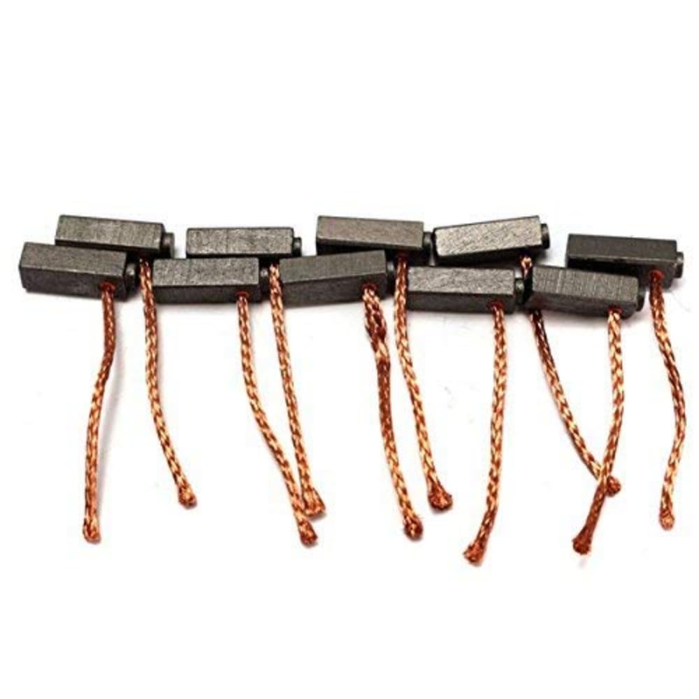 Hobbyant 10 Piezas 5mm x 6mm x 14mm Escobillas de Carbón para Motores Eléctricos Generales