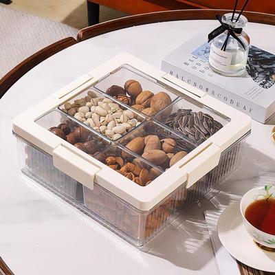 Divided Sealed Snack and Nut Storage Box