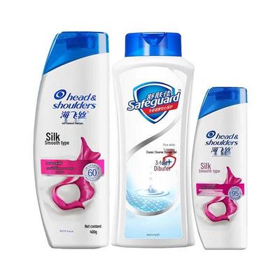 Head & Shoulders Seidig Glatt Shampoo & Safeguard Pure White Duschgel Bündel