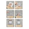 WORTHBUY Long Handle Plastic Toilet Brush With Drain Base Punch-Free Wall Mounted WC Toilet Cleaning Brush Bathroom Accessories
