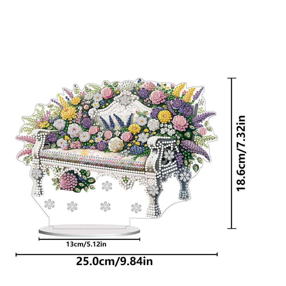 Cross Fairy Special Shaped Diamond Painting Tabletop Ornaments Kit Table Top Diamond Painting Ornament Kits for Adults Beginner