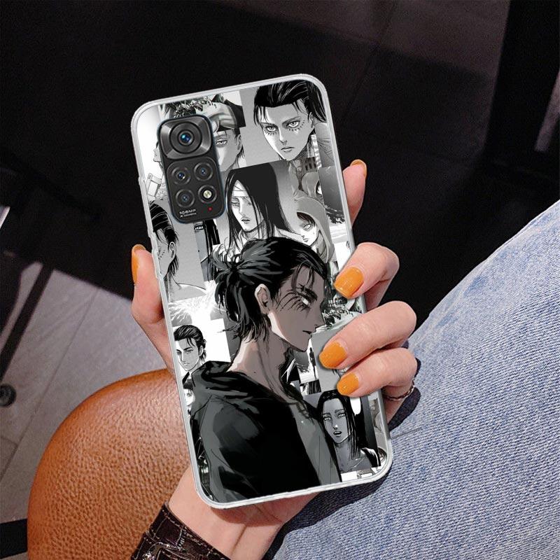 Attack Anime Phone Case For Xiaomi Redmi Note 15 14 13 12S 12 11 Pro Plus 14S 11S 11E 10 10S 11T 5G Personalized Cover Redmi Not