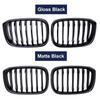 Car Front Kidney Grill For BMW 3  X3 G01 G08 2018-2021 Single Line 1slat Gloss Matte Black Bumper Racing Grills