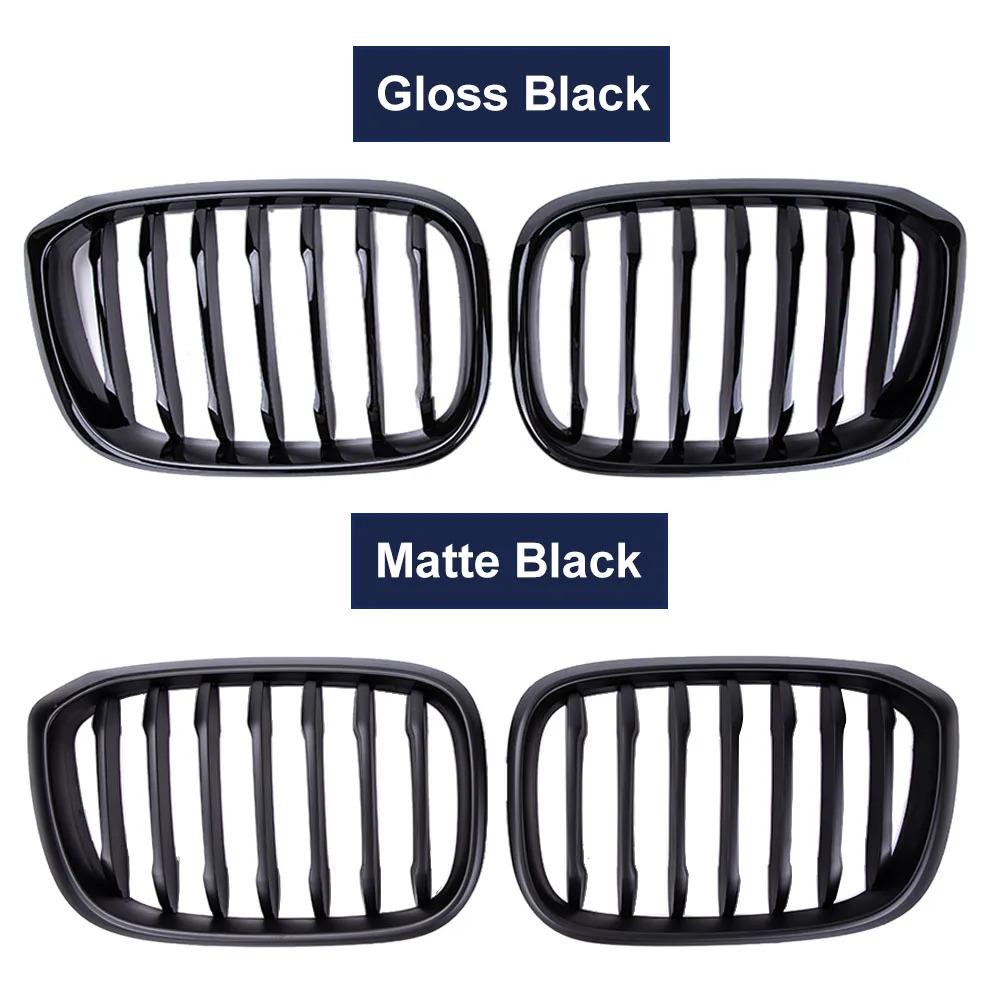 Car Front Kidney Grill For BMW 3 X3 G01 G08 2018-2021 Single Line 1slat Gloss Matte Black Bumper Racing Grills