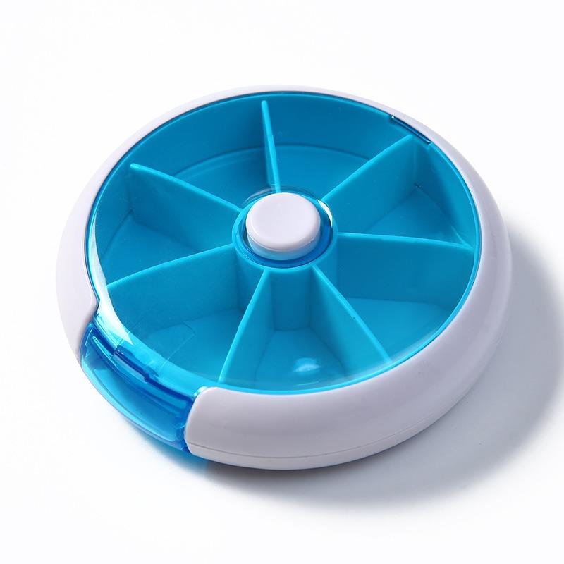 

New Mini Small Portable Travel Vitamin Pill Box Storage Tablet 7 Days 7 Grids Pills Medicine Cases Container Organizer Fish Oils