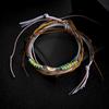 Colorful Multi-Layer Beaded Rope Anklet - European and American Summer Fashion Jewelry