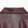 2026 Summer New European and American Cross-border Women's Clothing Street Fashion Imitation Leather Flight Jacket Jacket W063 001