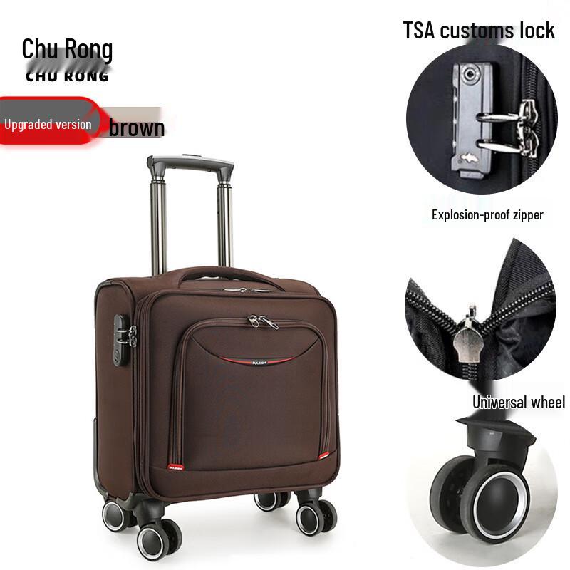 Churong Oxford Carry-on Spinner Luggage