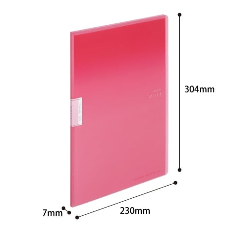 KOKUYO File Clear Book MOTTE A4 10 Sheets Pocket Pink La-LM10P